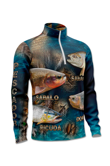 Buzo con cremallera pesca 841301
