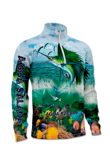 Buzo con cremallera pesca 841305