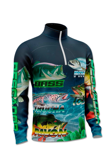 Buzo con cremallera pesca 841315