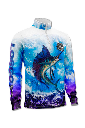 Buzo con cremallera pesca 841321