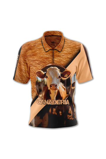 871805 Camiseta Polo Ganadería