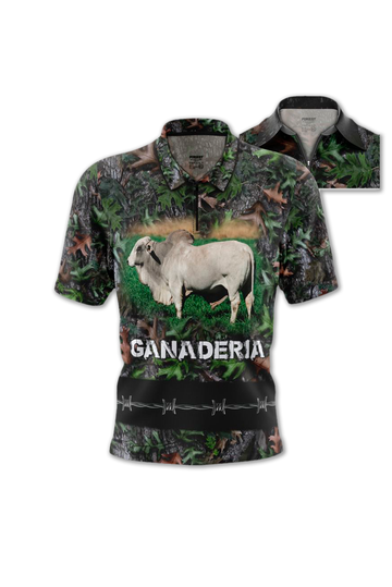 871814 Camiseta Polo Ganadería