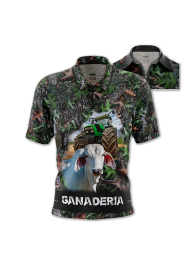 871815 Camiseta Polo Ganadería