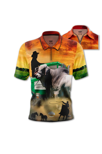 871818 Camiseta Polo Ganadería