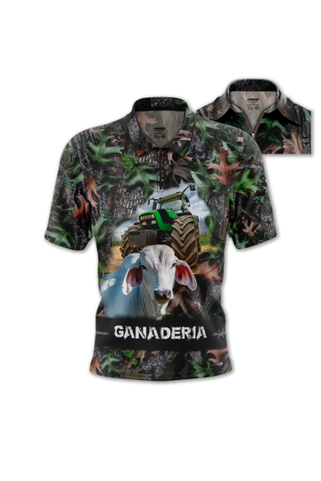 871825 Camiseta Polo Ganadería