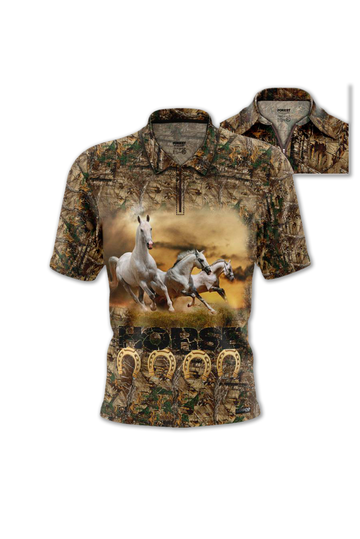 87401 Camiseta Polo Caballos