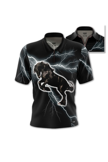 87411 Camiseta Polo Caballos