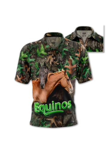 87412 Camiseta Polo Caballos