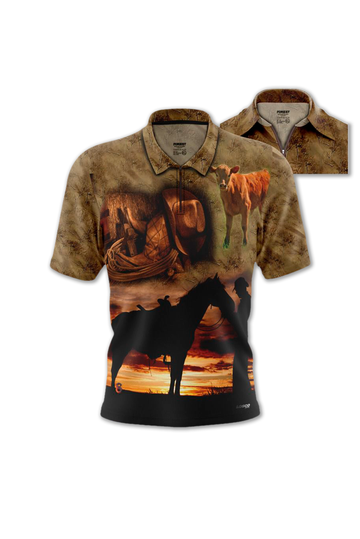 87415 Camiseta Polo Caballos