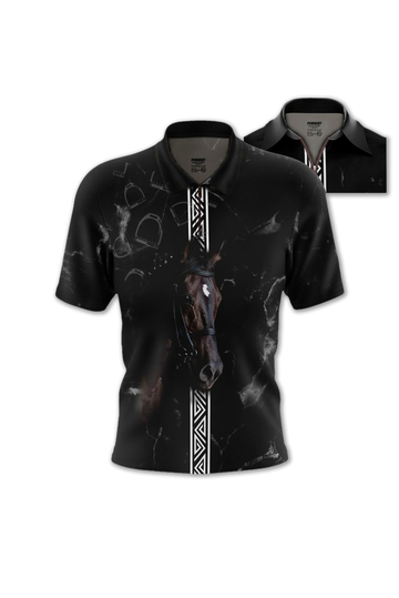87417 Camiseta Polo Caballos