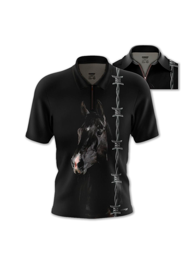 87423 Camiseta Polo Caballos