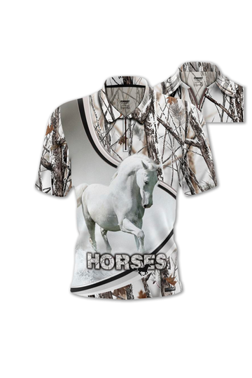 87425 Camiseta Polo Caballos