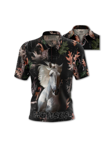 87429 Camiseta Polo Caballos
