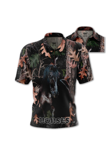 87430 Camiseta Polo Caballos