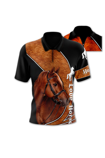 87434 Camiseta Polo Caballos