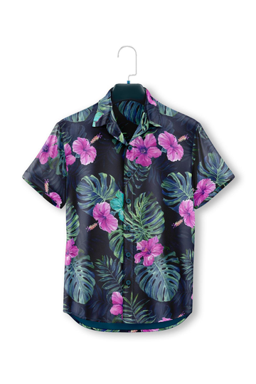 Camisa botones tropical 881504