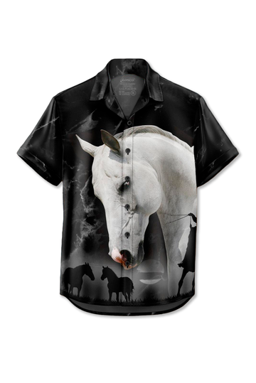 88414 Camisa Botones Caballo