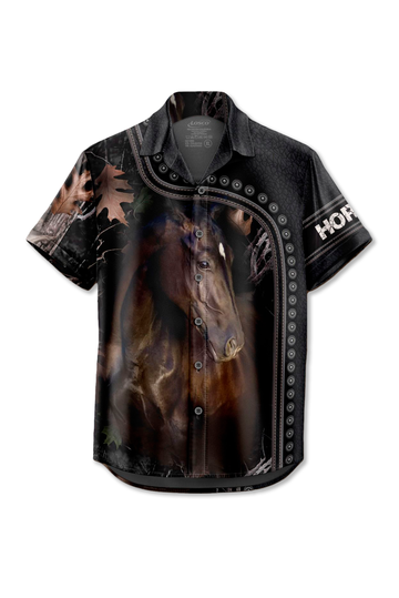 88415 Camisa Botones Caballo