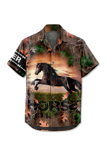 88417 Camisa Botones Caballo