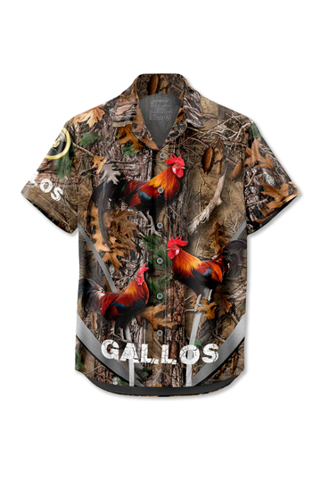 88717 Camisa Botones Gallo