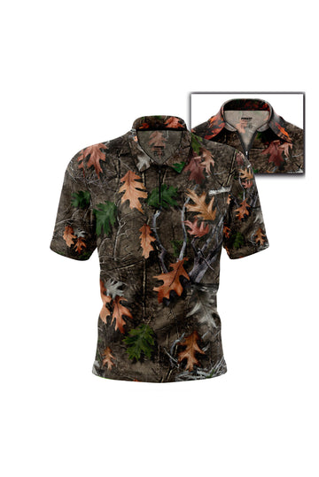 Camisa Polo Forest con Cremallera Nevada