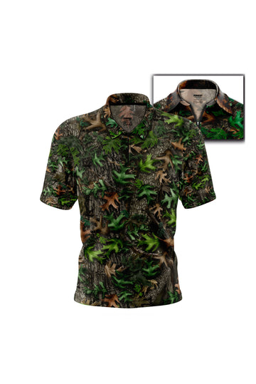 Camisa Polo Forest con Cremallera Timber