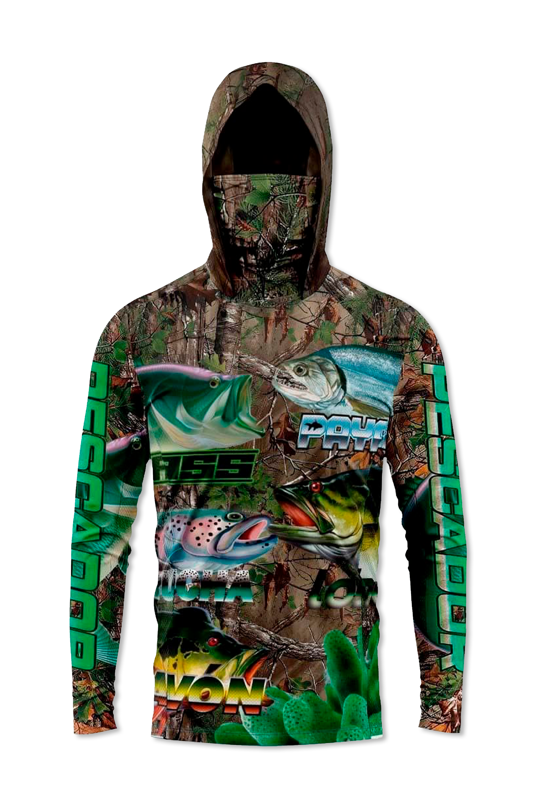 831307 Buzo pesca capota