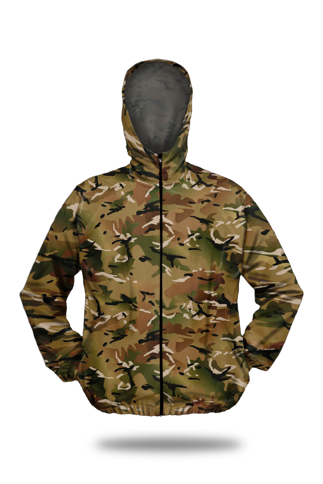 818206 Chompa corta vientos Army