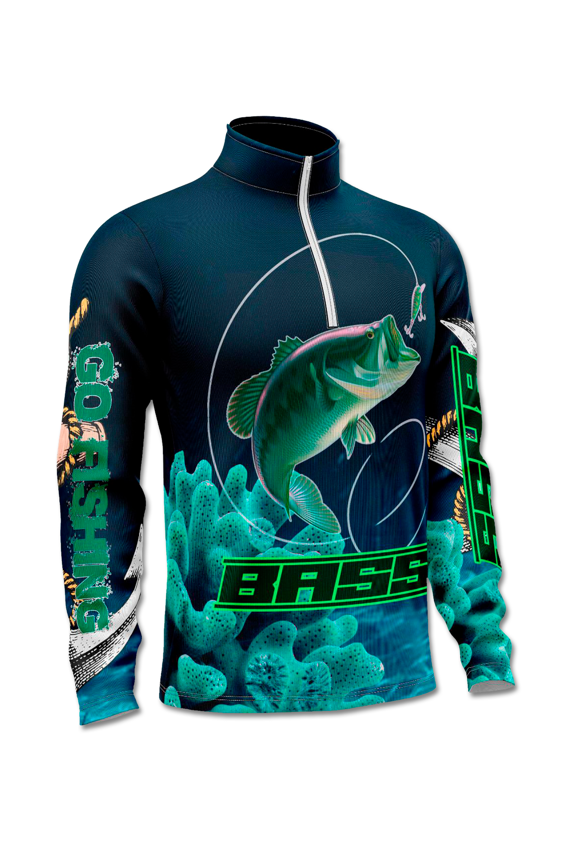 Buzo con cremallera pesca 841318