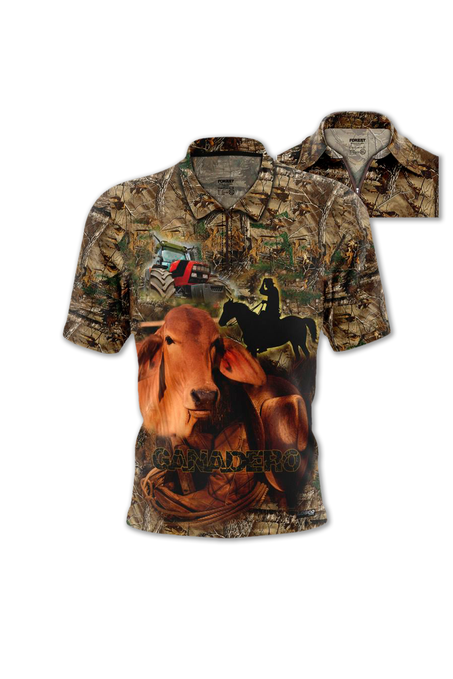 871822 Camiseta Polo Ganadería