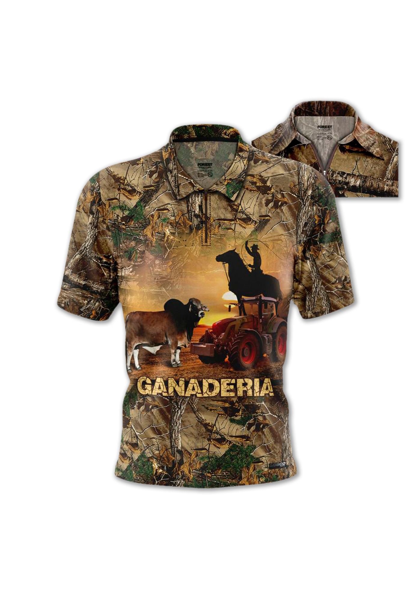 871826 Camiseta Polo Ganadería