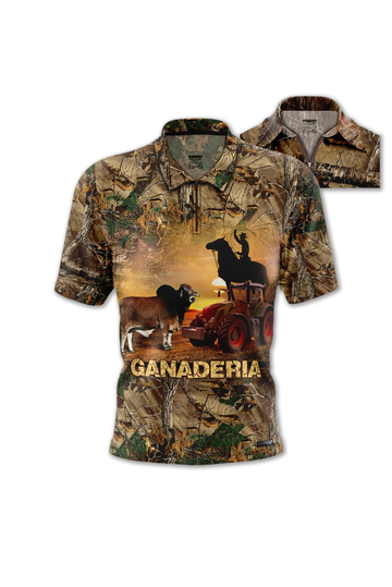 871826 Camiseta Polo Ganadería