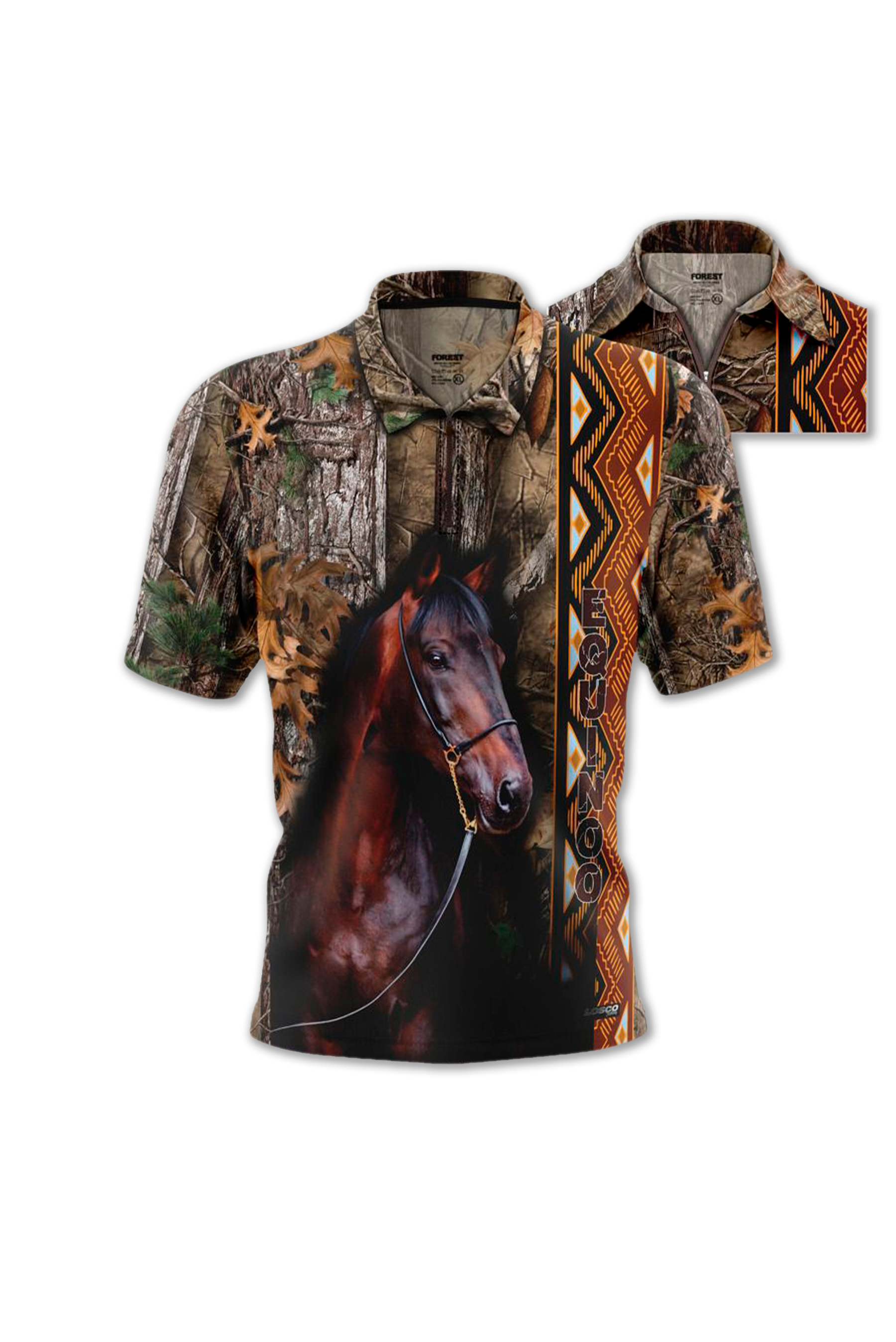 87422 Camiseta Polo Caballos