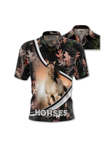 87424 Camiseta Polo Caballos
