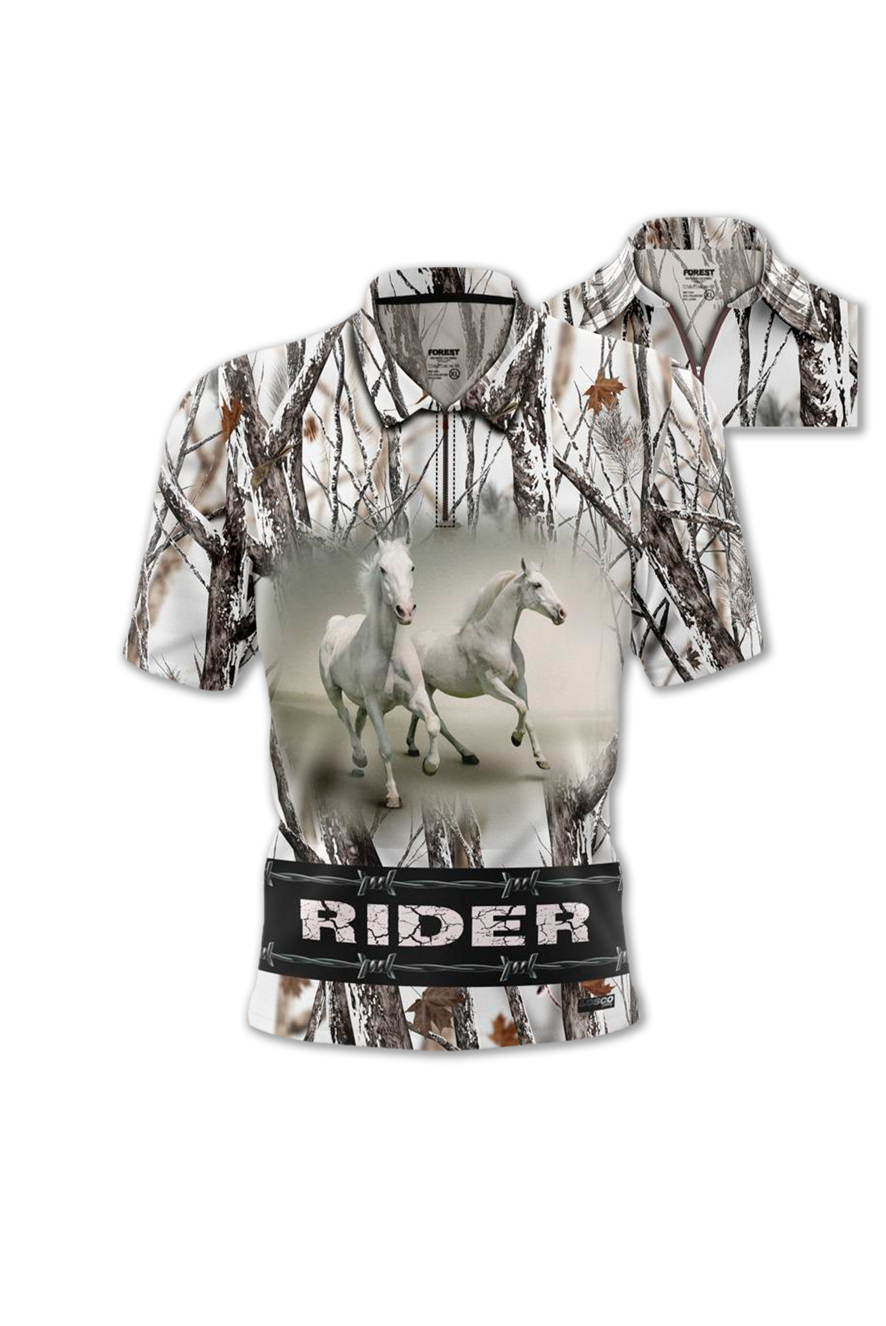 87428 Camiseta Polo Caballos