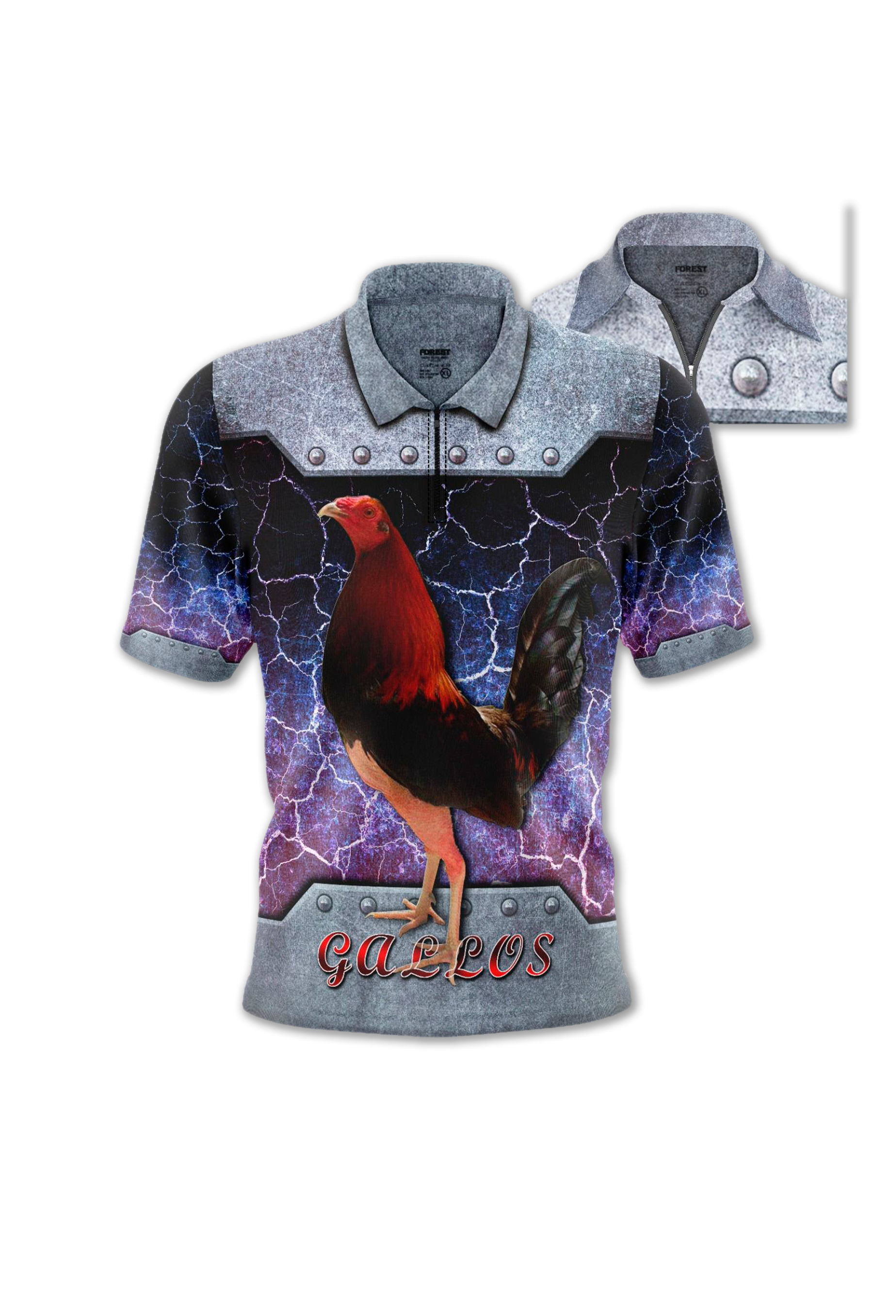 87706 Camiseta Polo Gallos