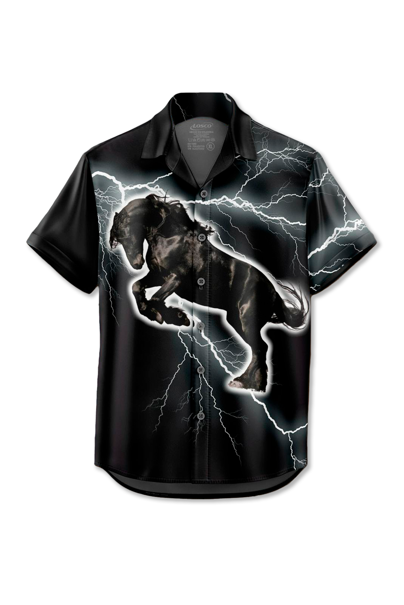 88409 Camisa Botones Caballo