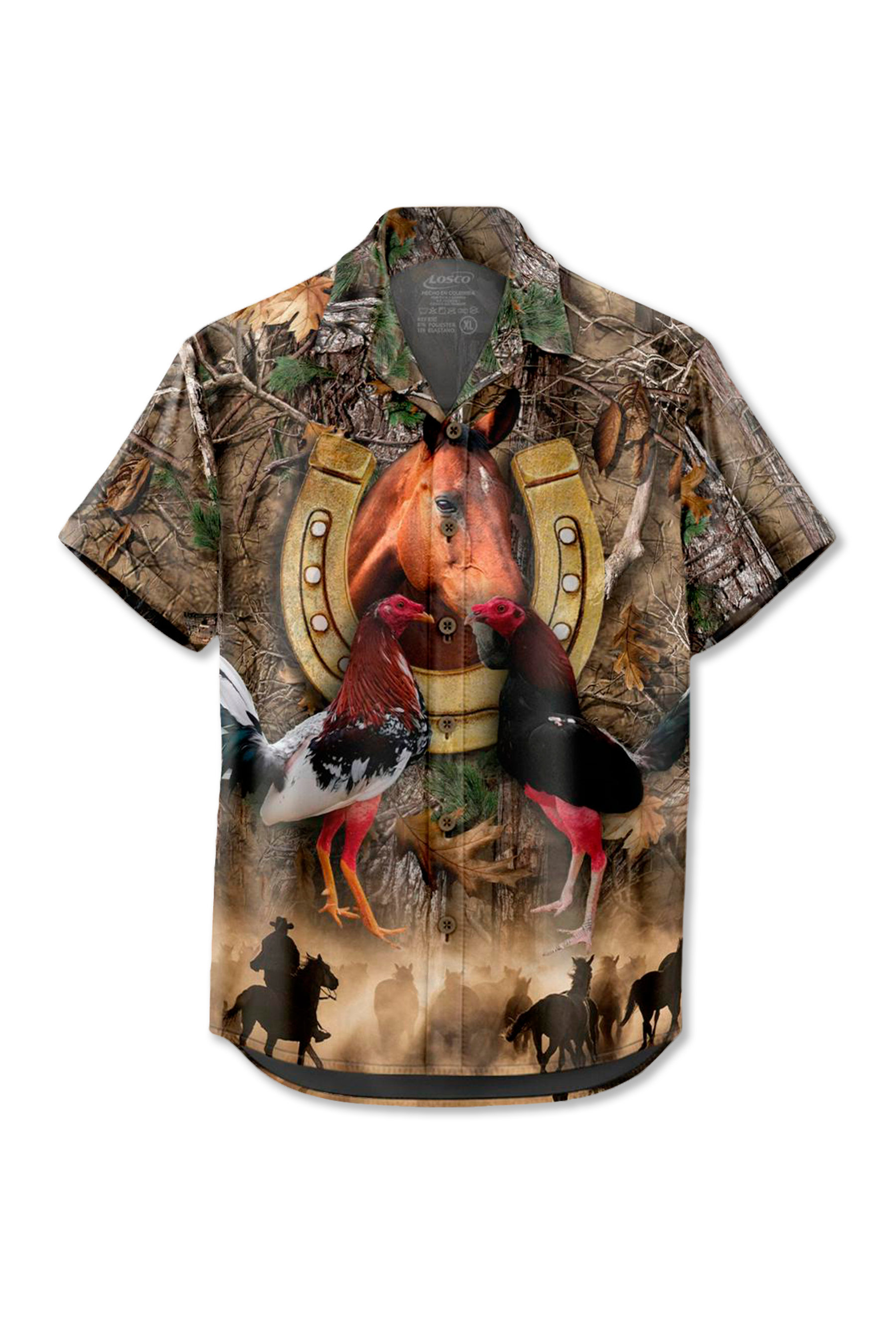 88706 Camisa Botones Gallo