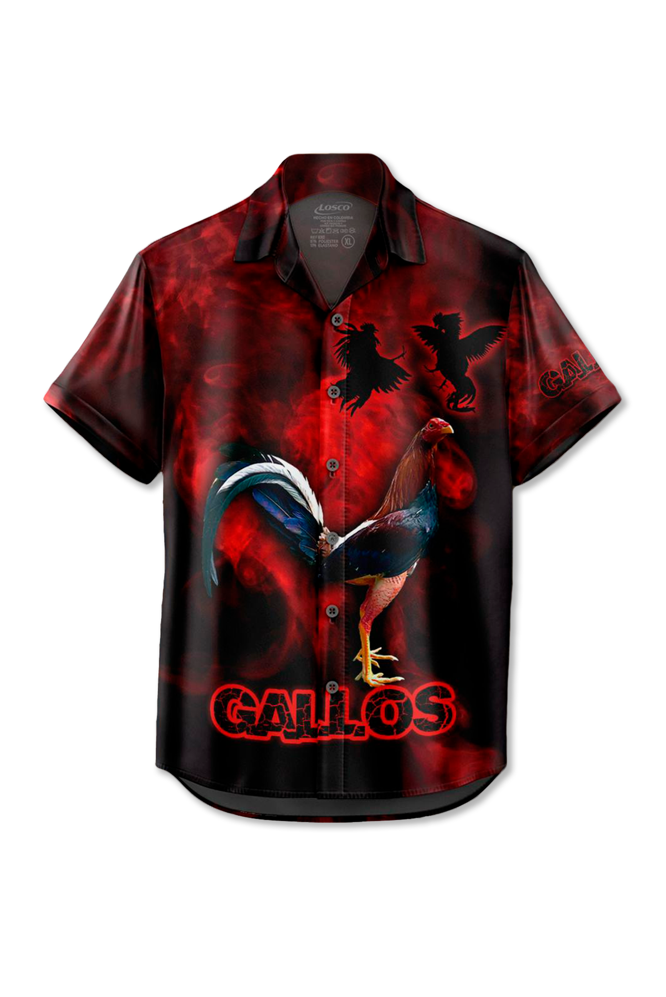 88707 Camisa Botones Gallo