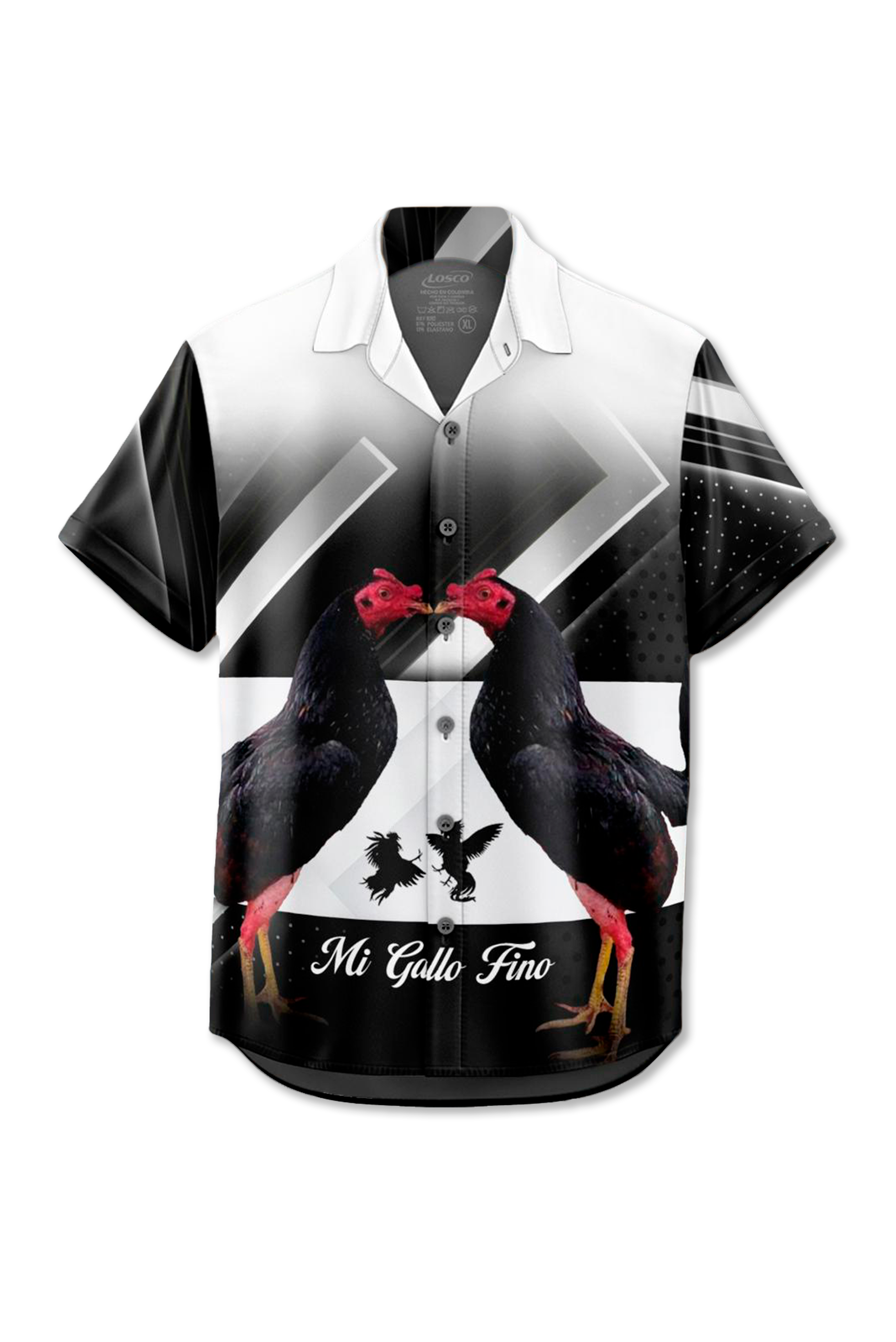 88714 Camisa Botones Gallo