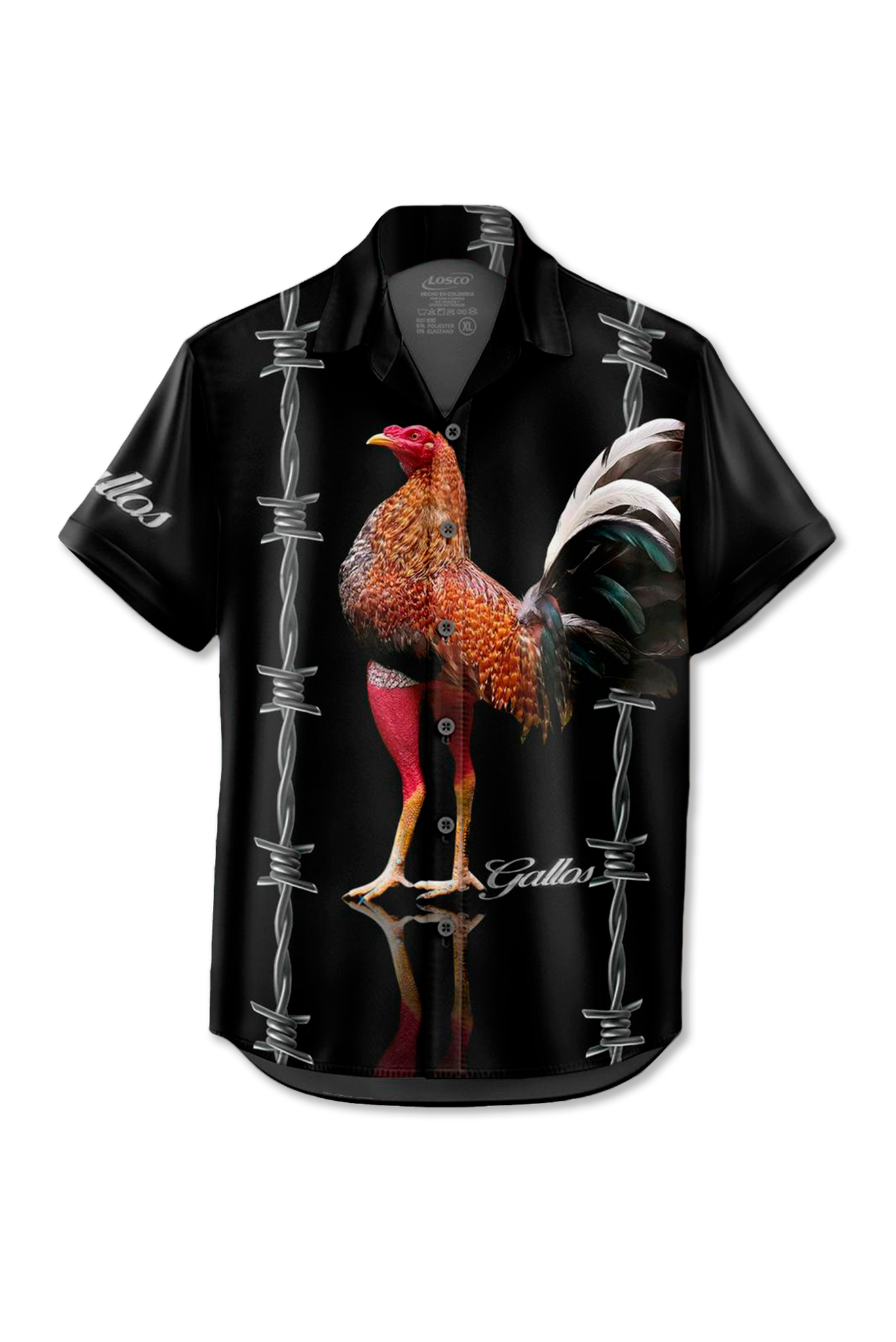 88725 Camisa Botones Gallo