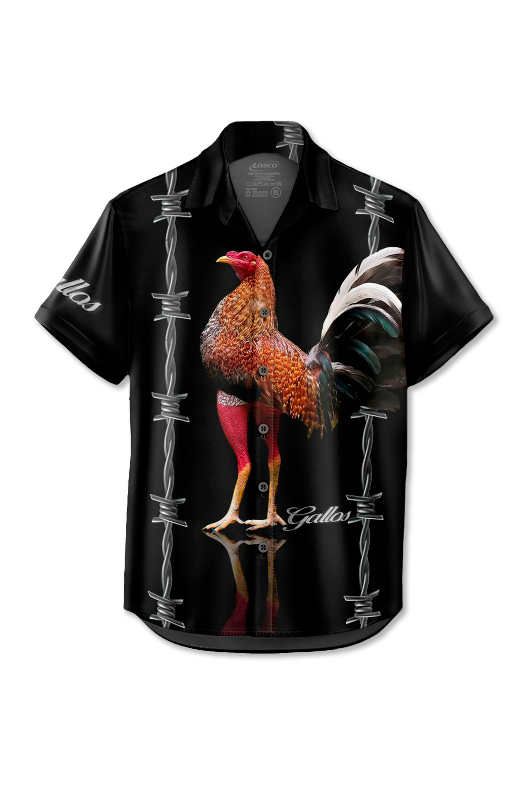 88725 Camisa Botones Gallo
