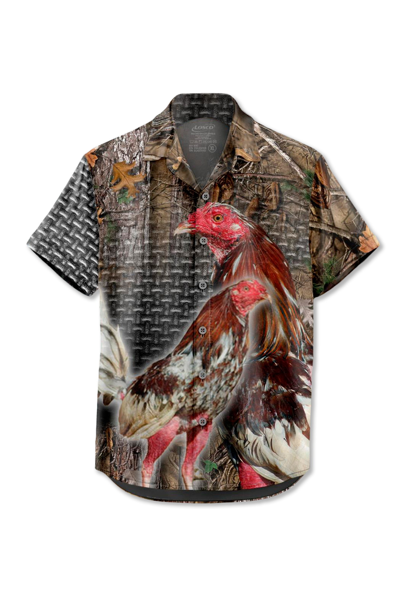 88730 Camisa Botones Gallo