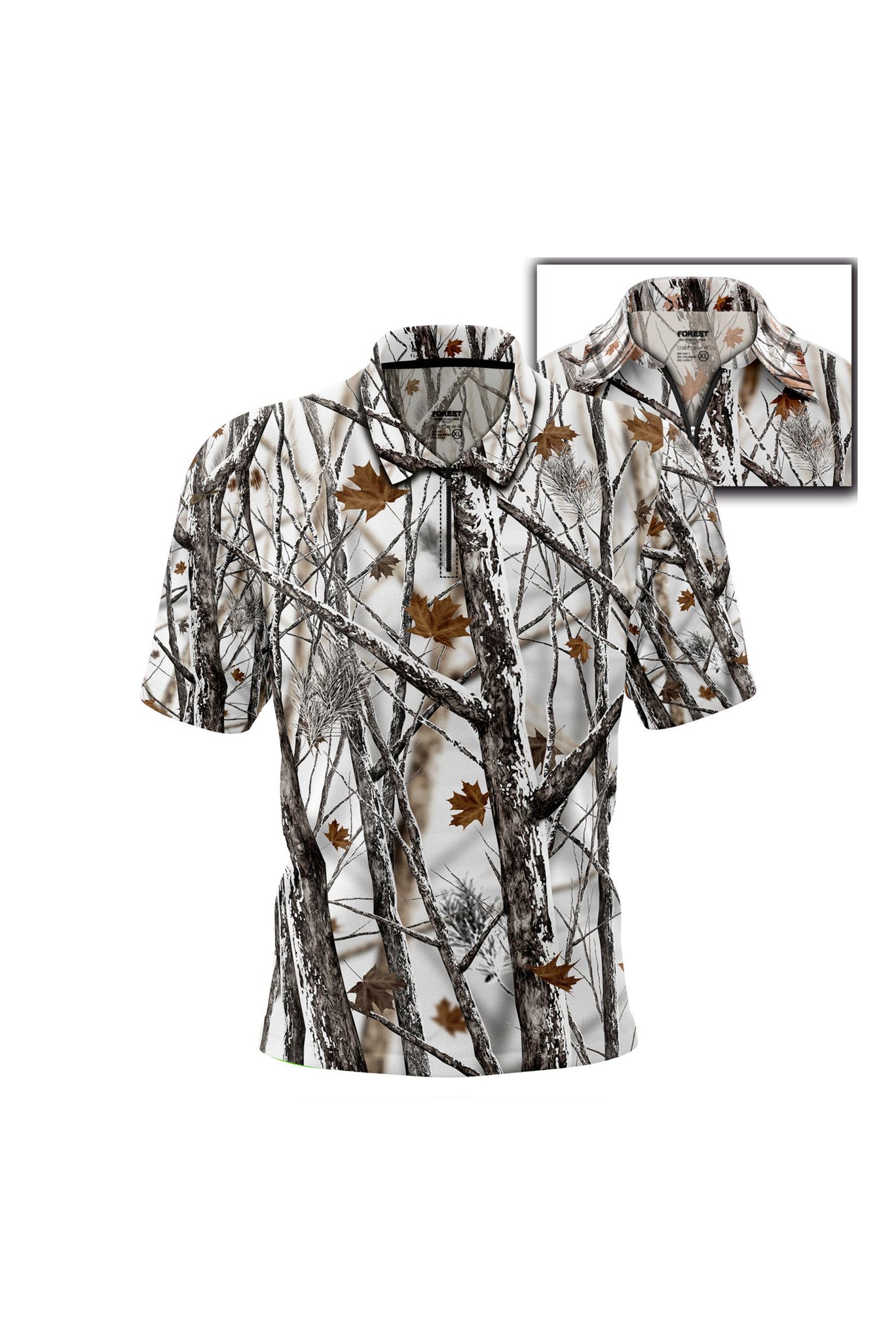 Camisa Polo Forest con Cremallera Alaska